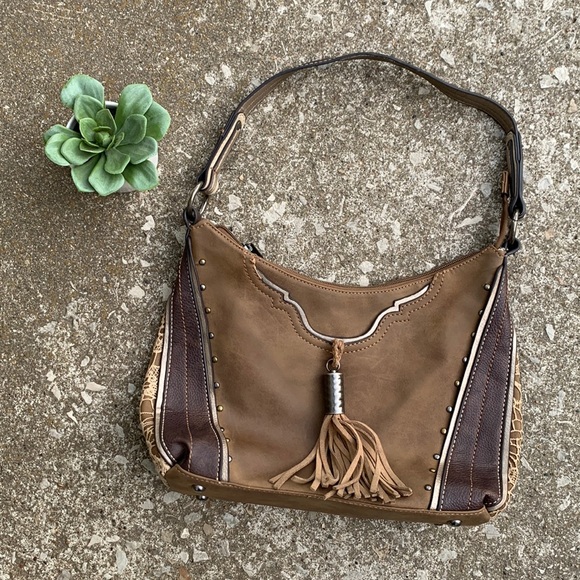 Justin Boots Bags Justin Boots Faux Leather Concealed Carry Western